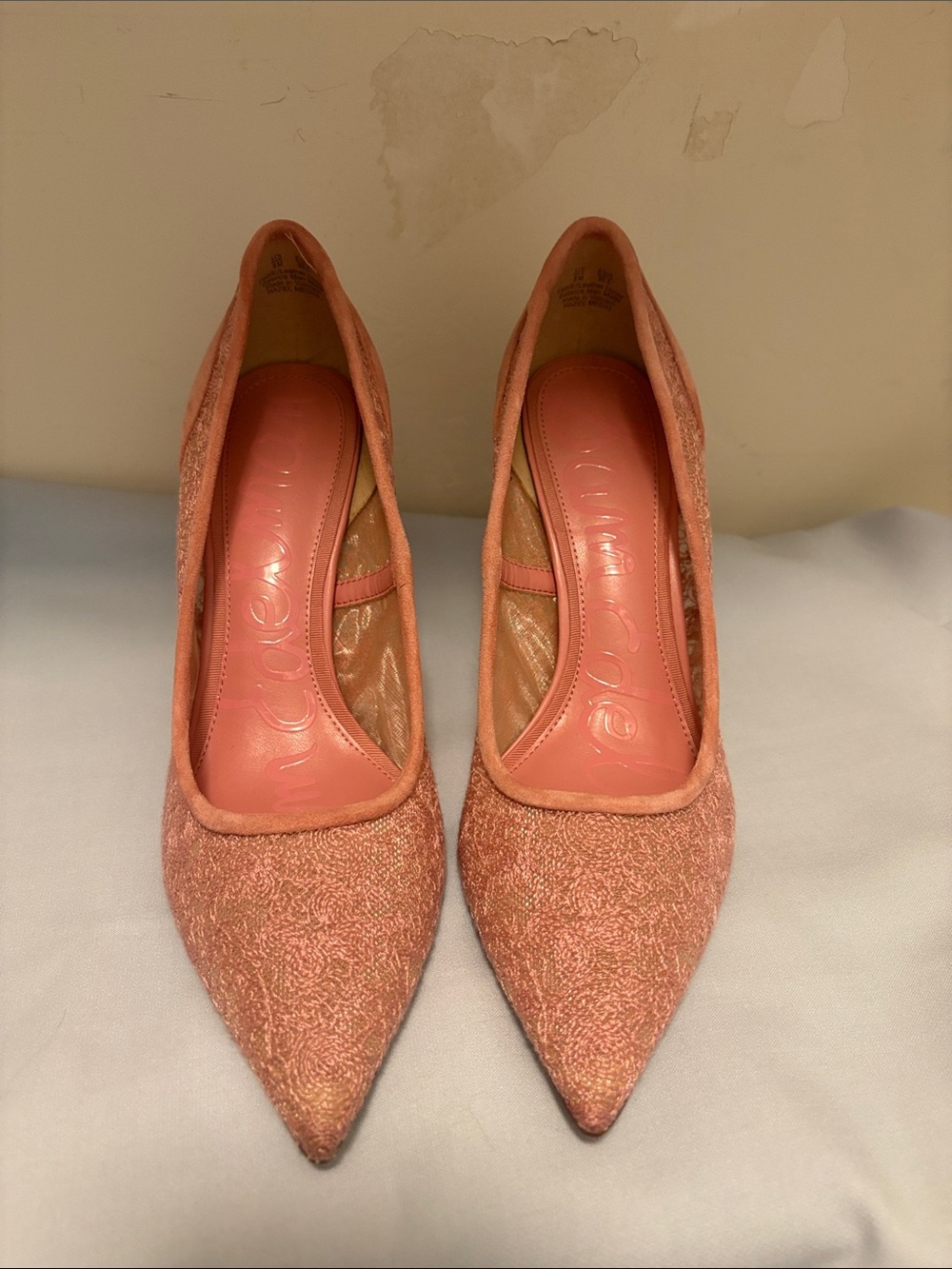 Sam Edelman Pink Pointed Toe Heels